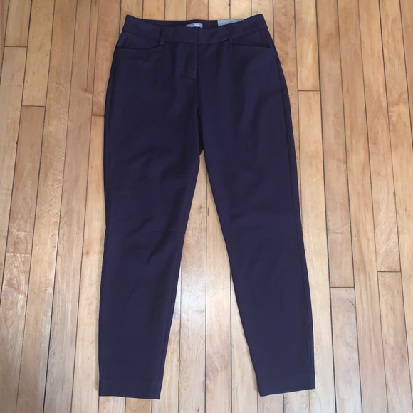 Maurices Pants - Maurices skinny short ankle pants dark purple 5/6